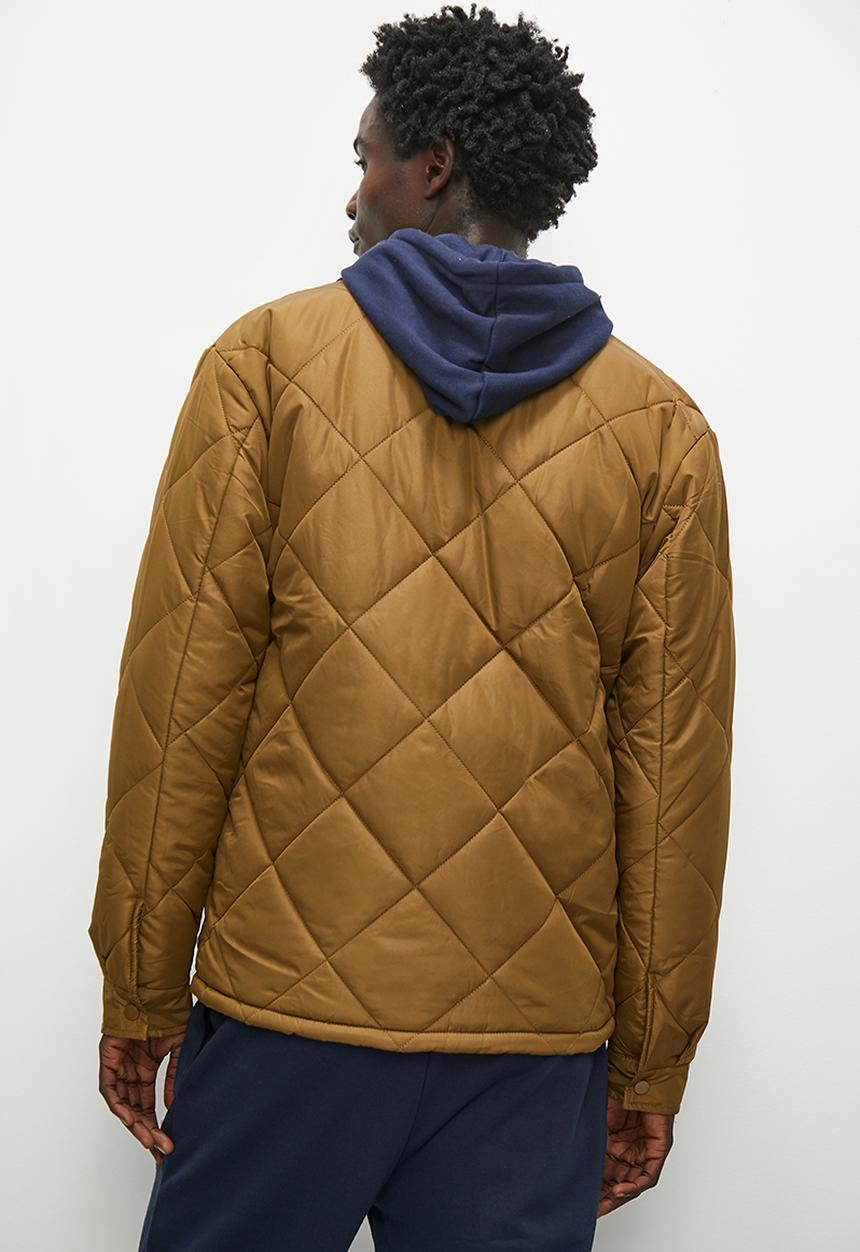 Superbalist - Rowley quilted utility field jacket - taupe