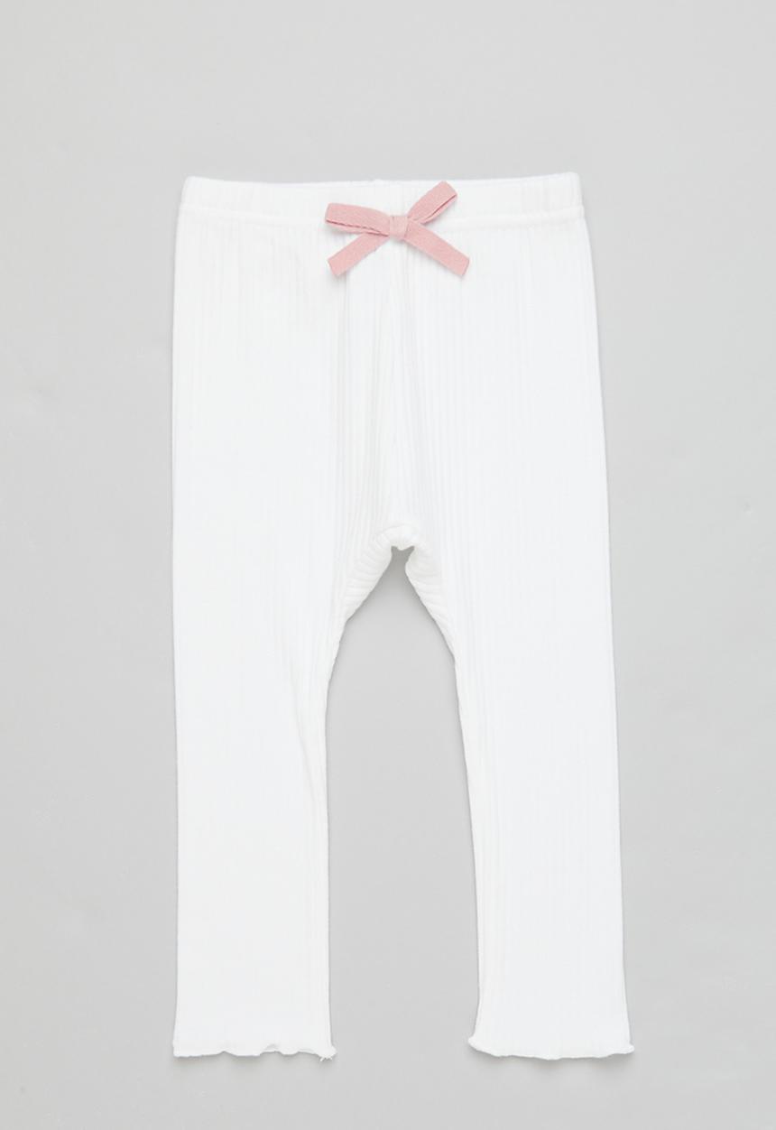 Pop Candy - Rib legging - white