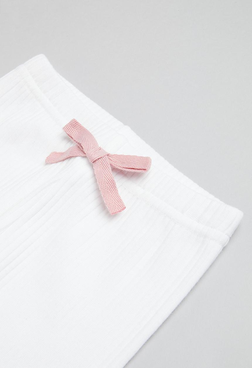 Pop Candy - Rib legging - white