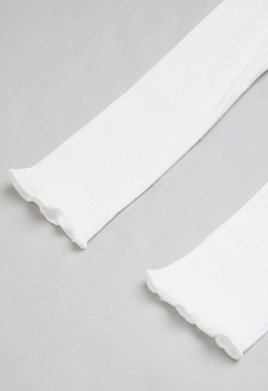 Pop Candy - Rib legging - white