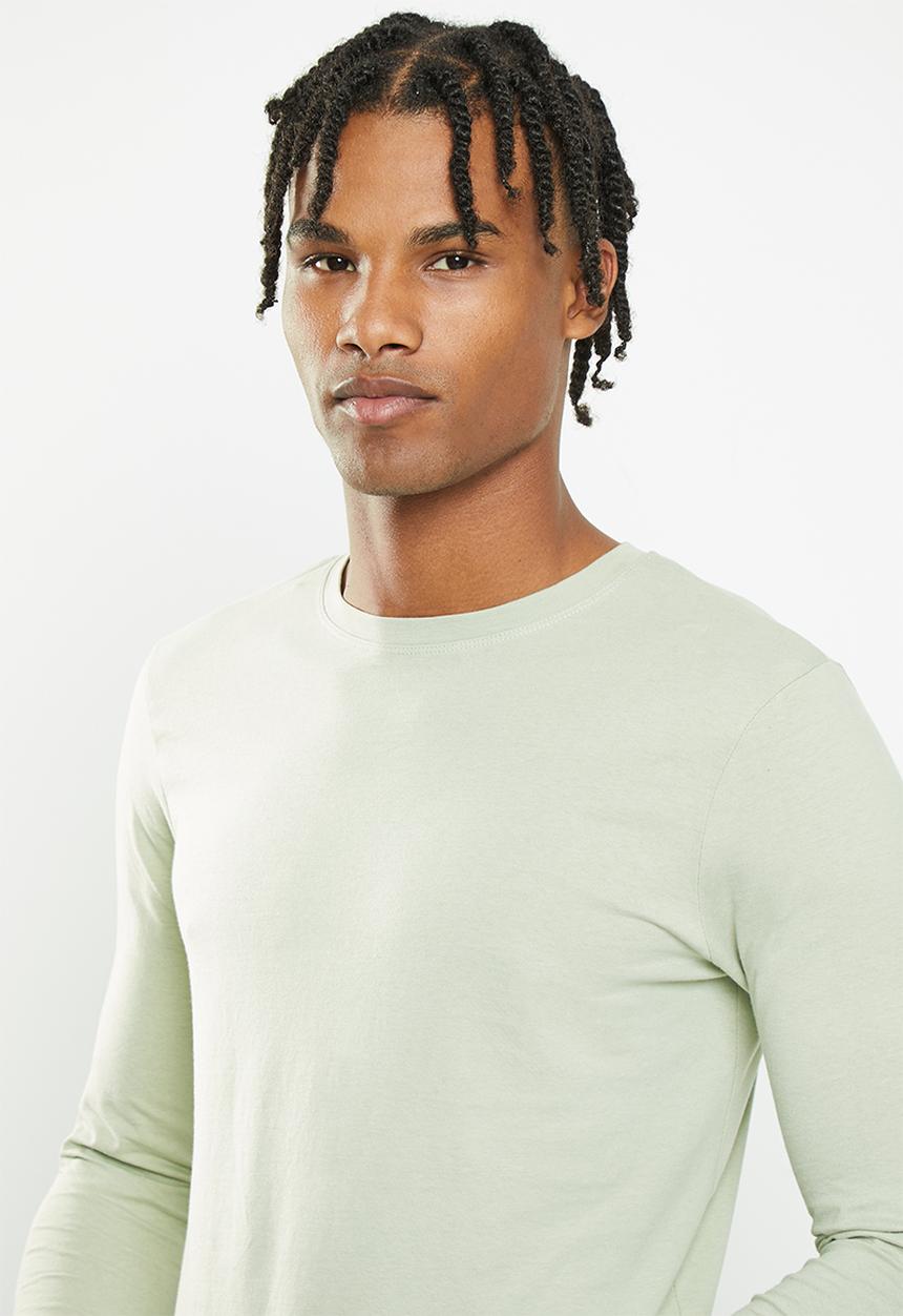 Factorie - Organic long sleeve T-shirt - cool mint