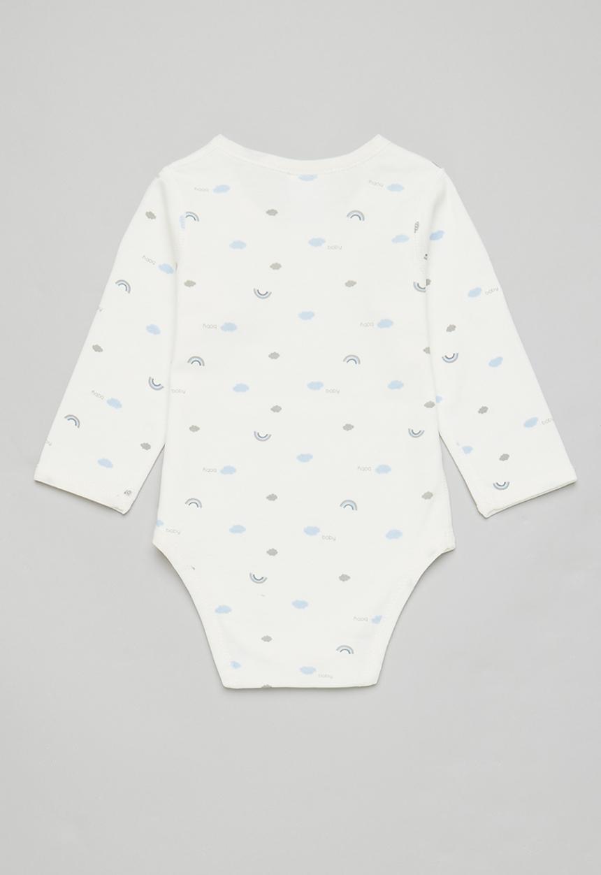 Pop Candy - Baby printed bodyvest - white