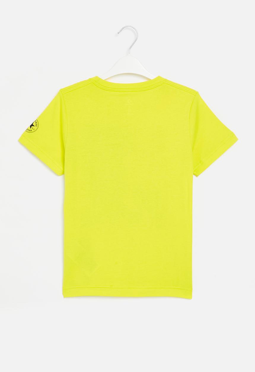 Converse - Cnvb camo logo stack tee - laser lemon