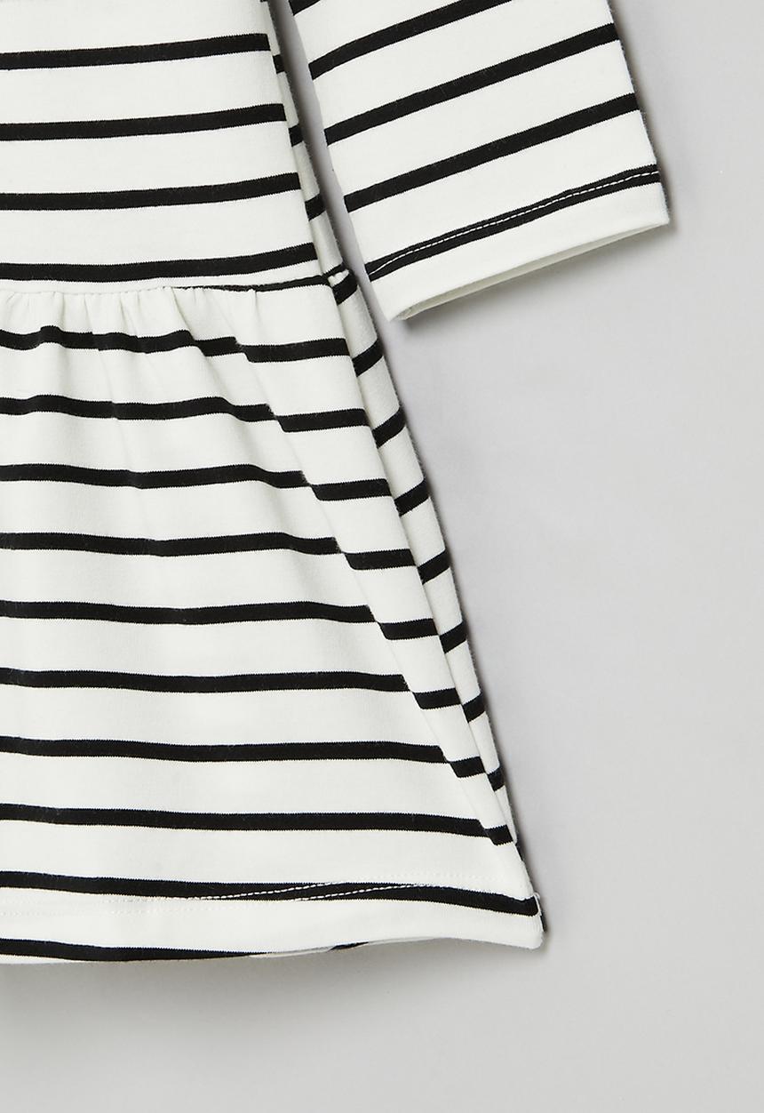 Pop Candy - Stripe dress - black & white