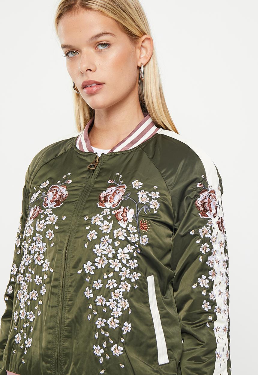 Superdry. - Vintage suikajan bomber - dark grey green