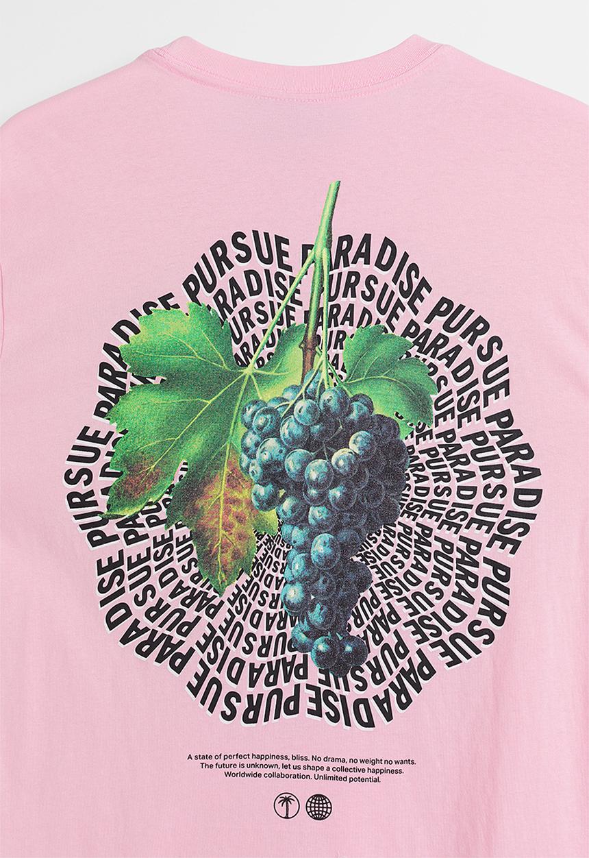 H&M - Regular fit printed T-shirt - light pink/pursue paradise