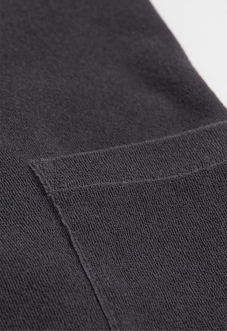 H&M - Relaxed fit terry T-shirt - dark grey
