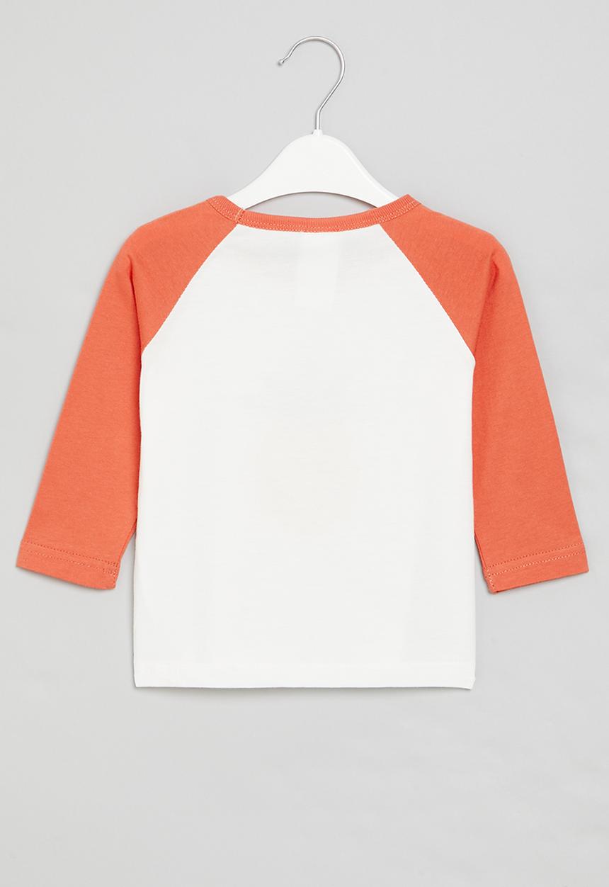 Pop Candy - Pinapple tee - white/orange