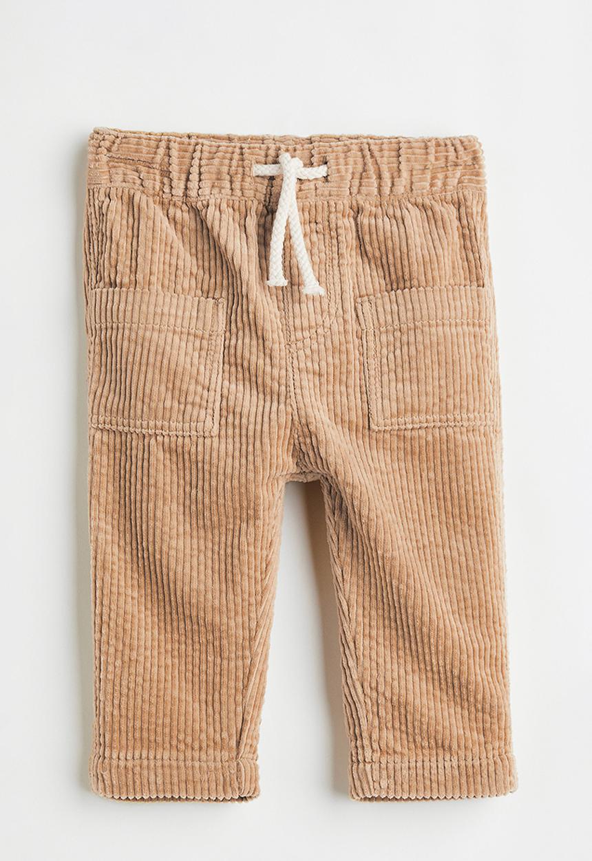 H&M - Cotton corduroy trousers - beige