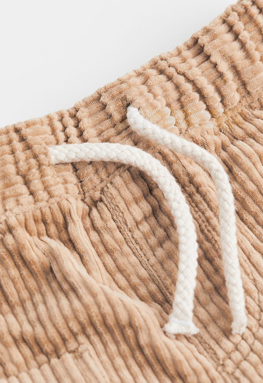 H&M - Cotton corduroy trousers - beige