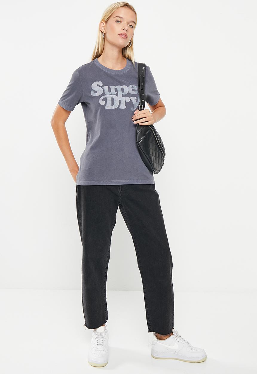 Superdry. - Vintage cooper classic tee - nautical navy