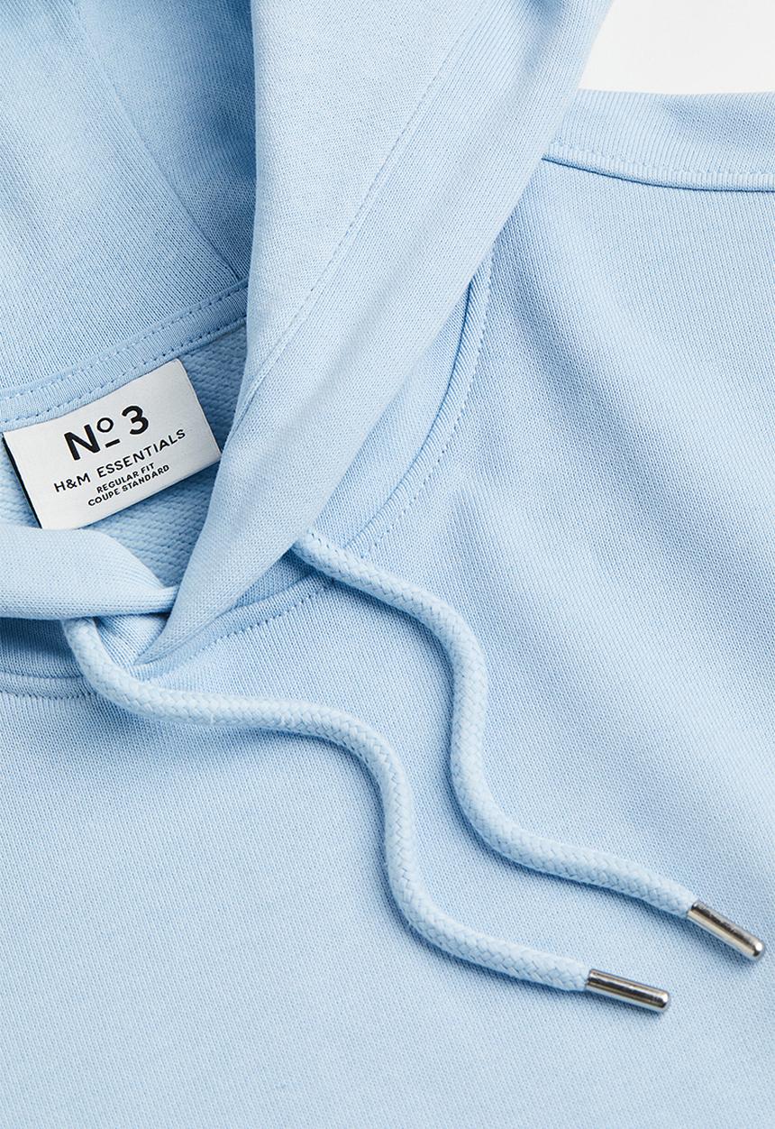 H&M - Essentials no 3: the hoodie - light blue