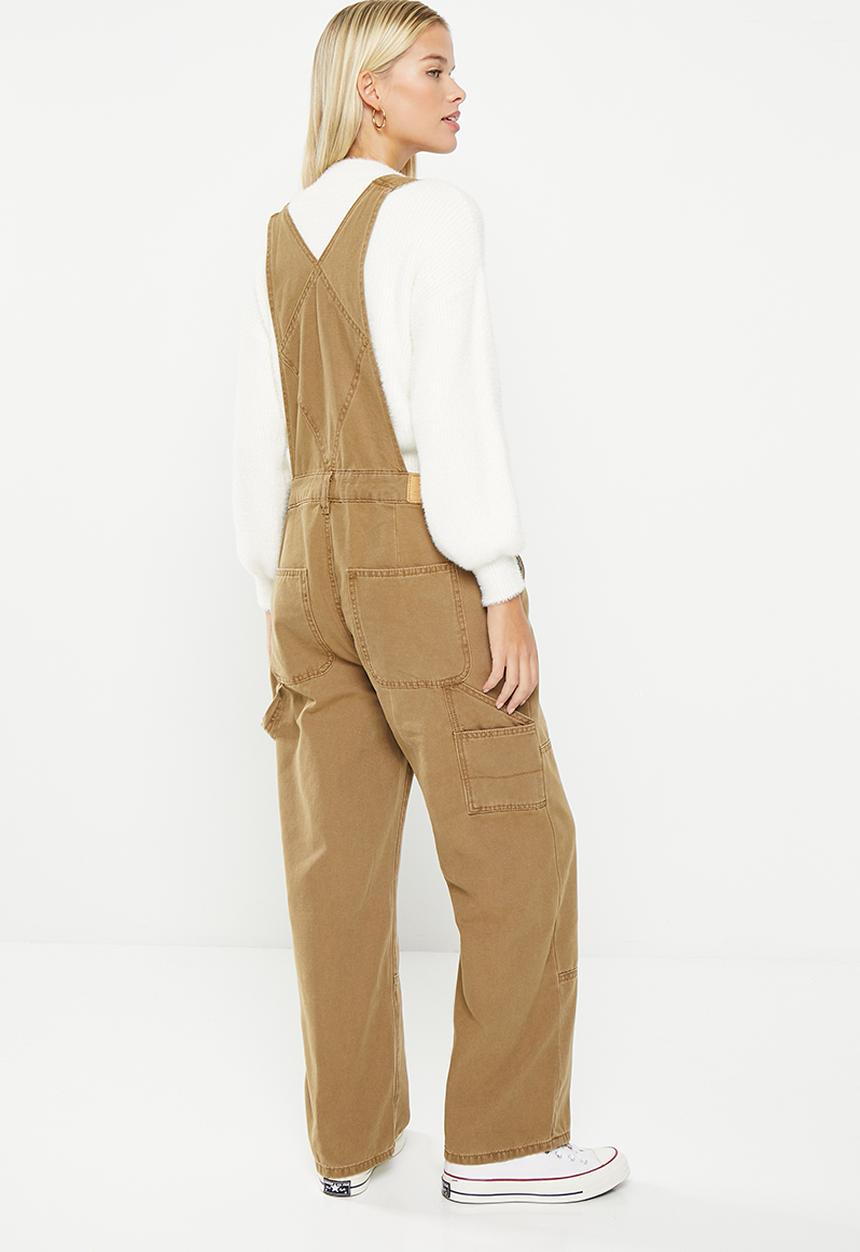 Superdry. - Vintage carpenter dungaree - sandstone