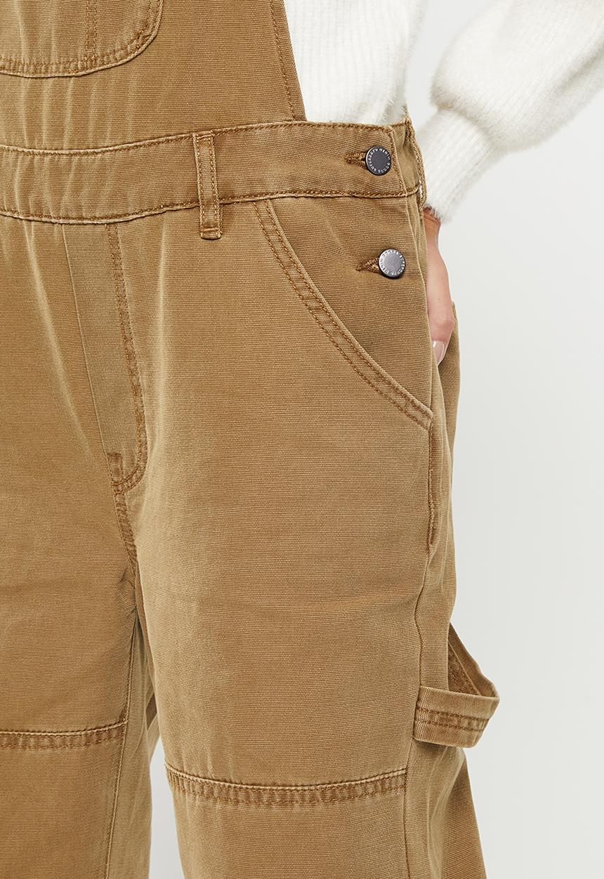 Superdry. - Vintage carpenter dungaree - sandstone
