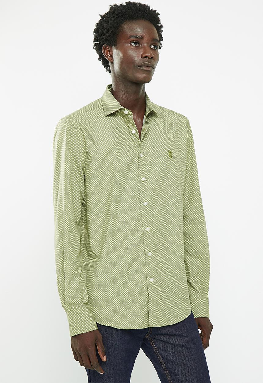 Pringle of Scotland - Long sleeve tailored shirt - green