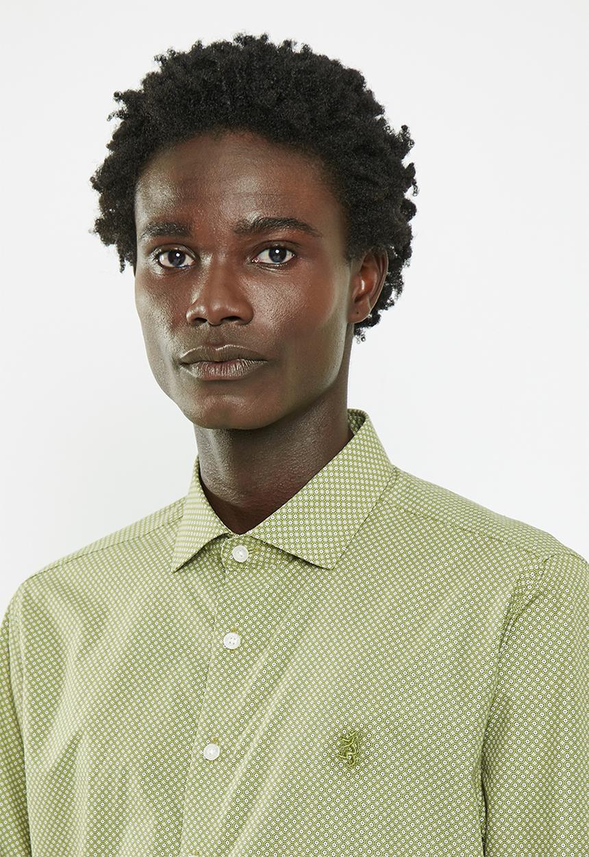 Pringle of Scotland - Long sleeve tailored shirt - green