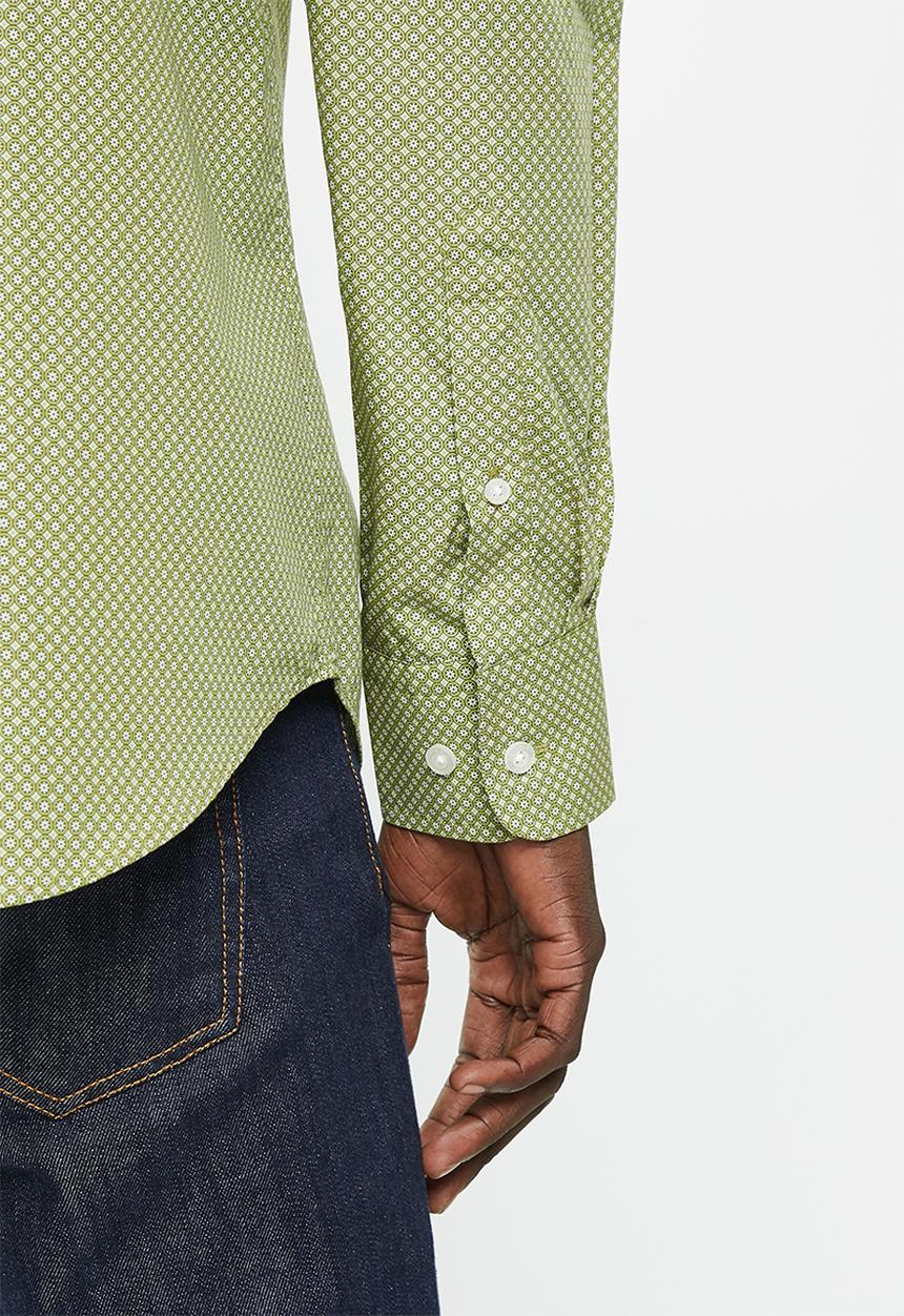Pringle of Scotland - Long sleeve tailored shirt - green