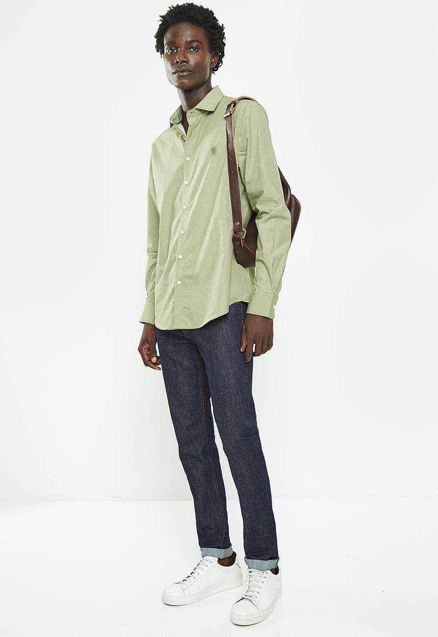 Pringle of Scotland - Long sleeve tailored shirt - green
