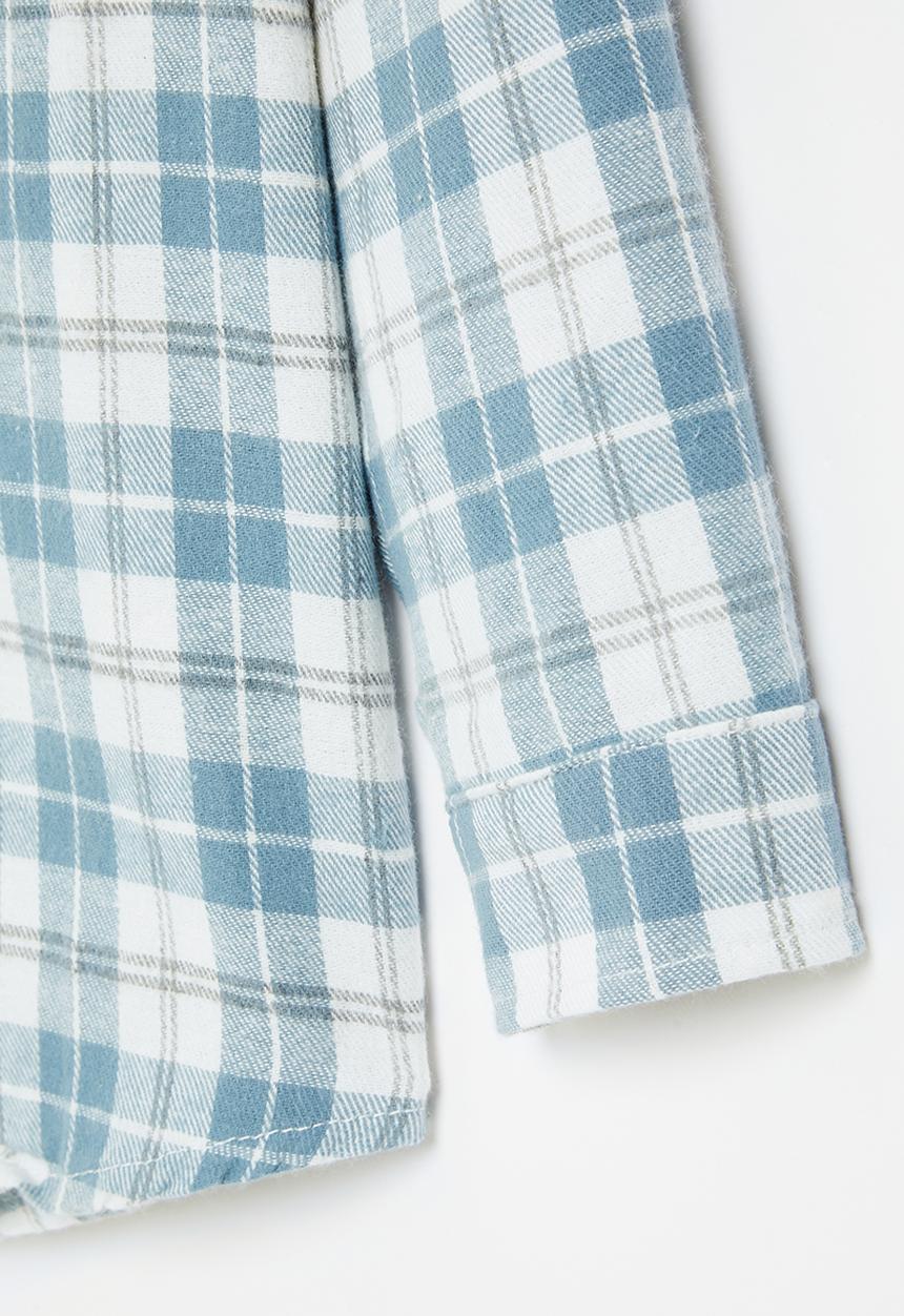 Pop Candy - Check shirt - blue