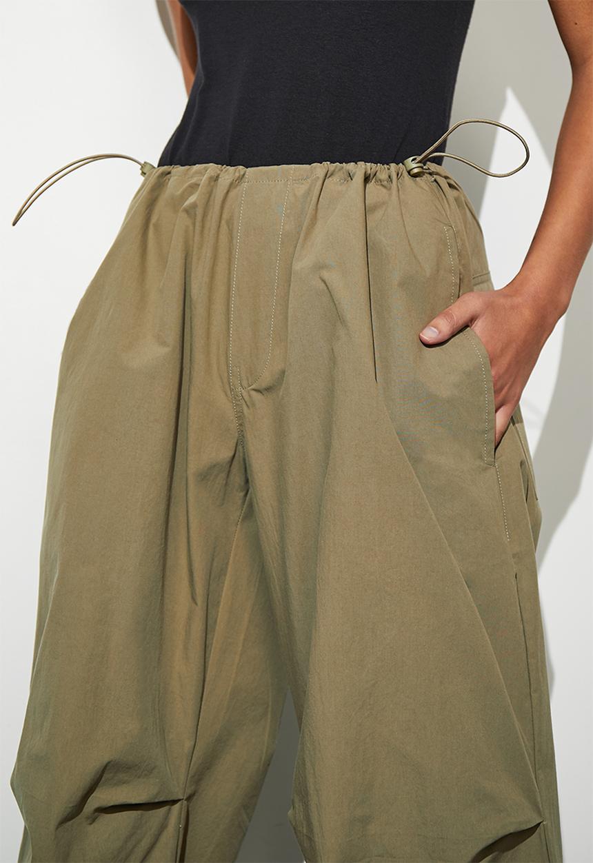 Superbalist - Parachute trouser - deep green