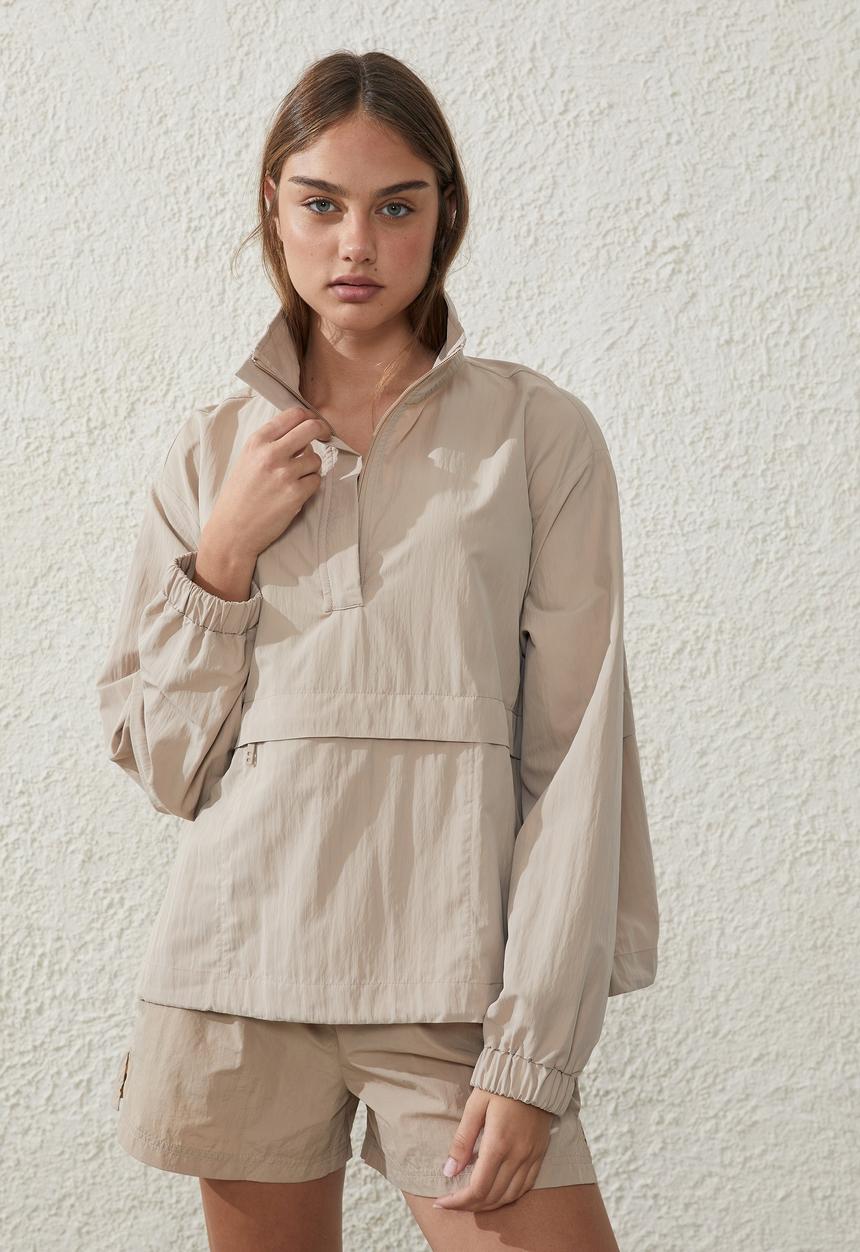 Cotton On - Woven anorak - sesame