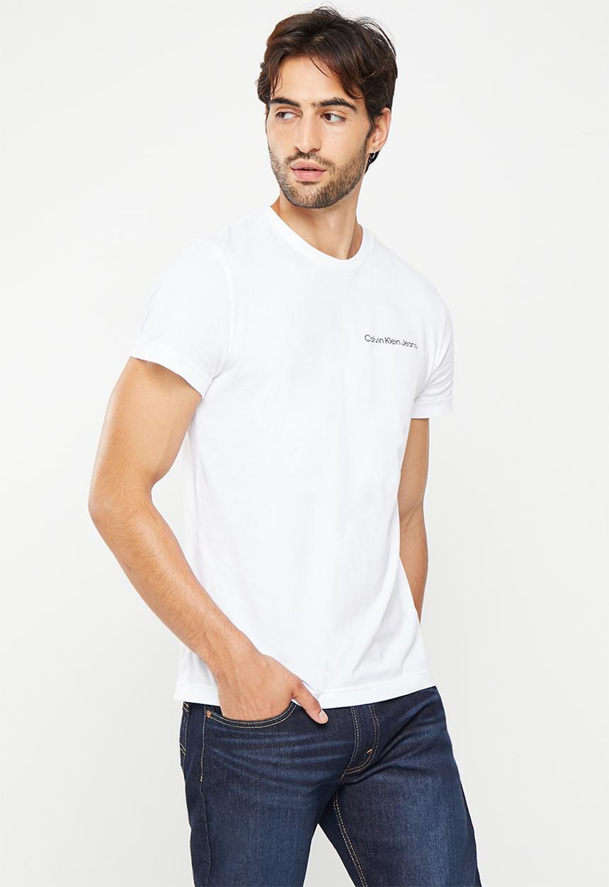 Calvin Klein - Chest institutional slim short sleeve tee - white