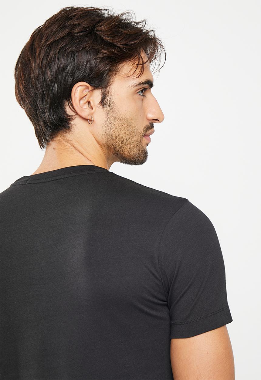Calvin Klein - Core monologo pocket tee - black