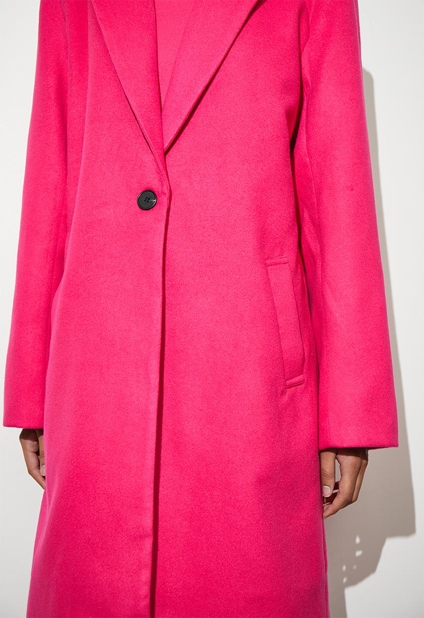 Superbalist - Single breasted blazer coat - bright pink