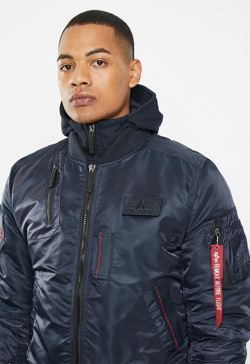 Alpha Industries - Oxygen jacket hood - rep blue