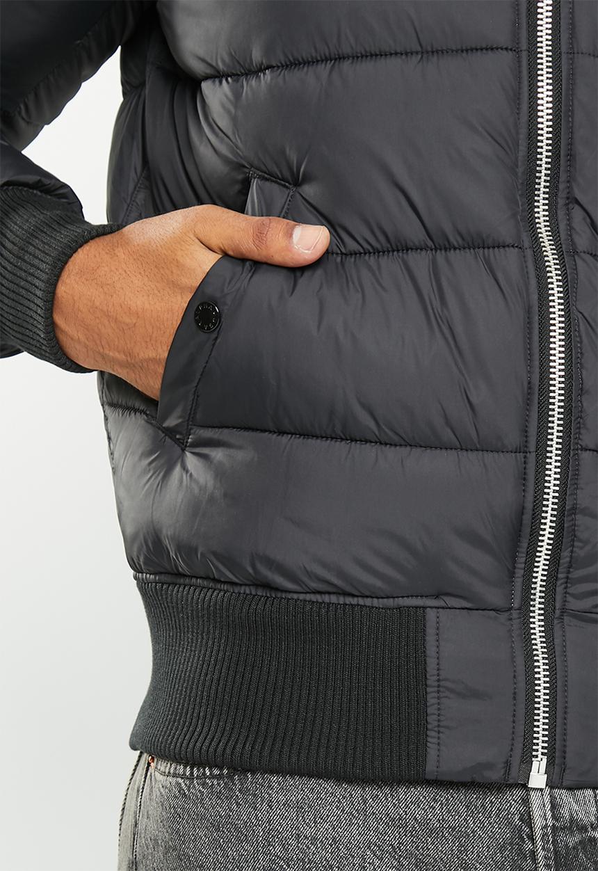 Alpha Industries - Ma-1 zh back print puffer fd - black