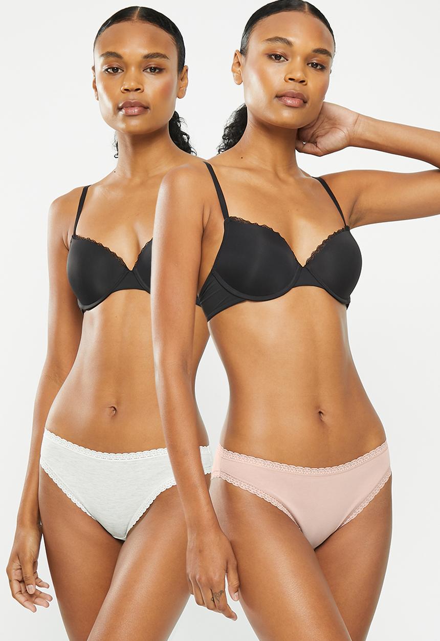 H&M - 4-pack cotton bikini briefs - multi