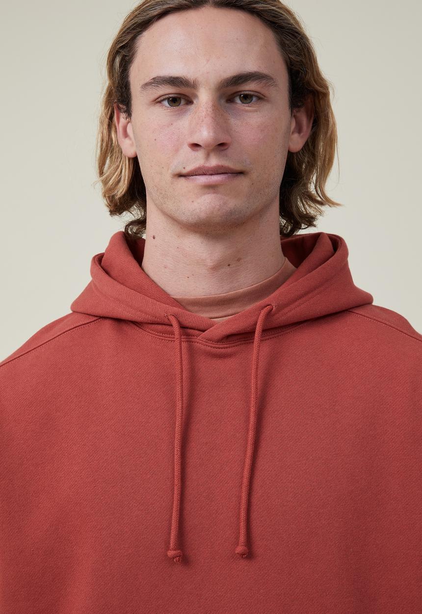 Cotton On - Essential fleece pullover - bruschetta red