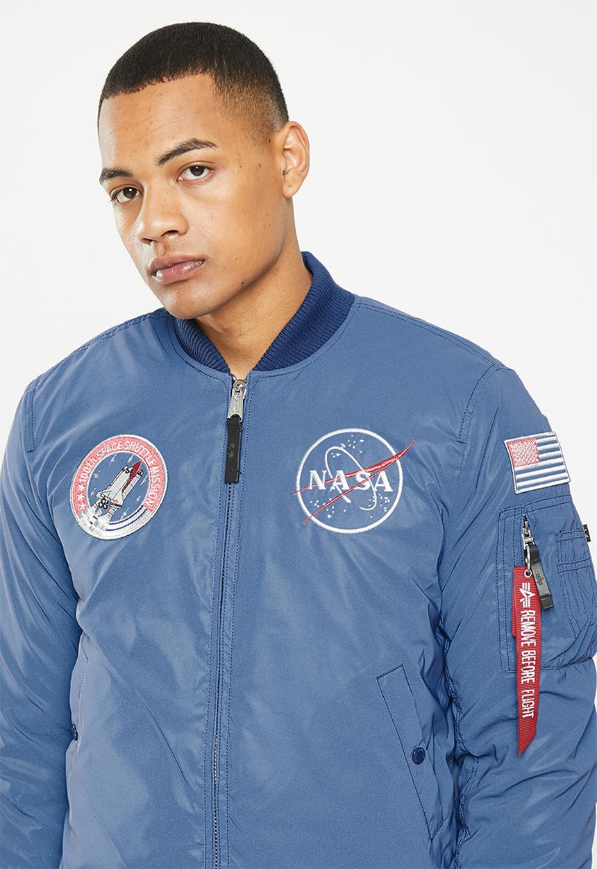 Alpha Industries - Ma-1 nasa reflective - rep blue