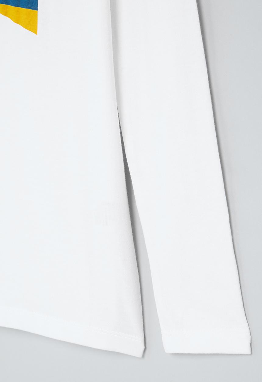 Superbalist - Older boys graphic long sleeve tee - white