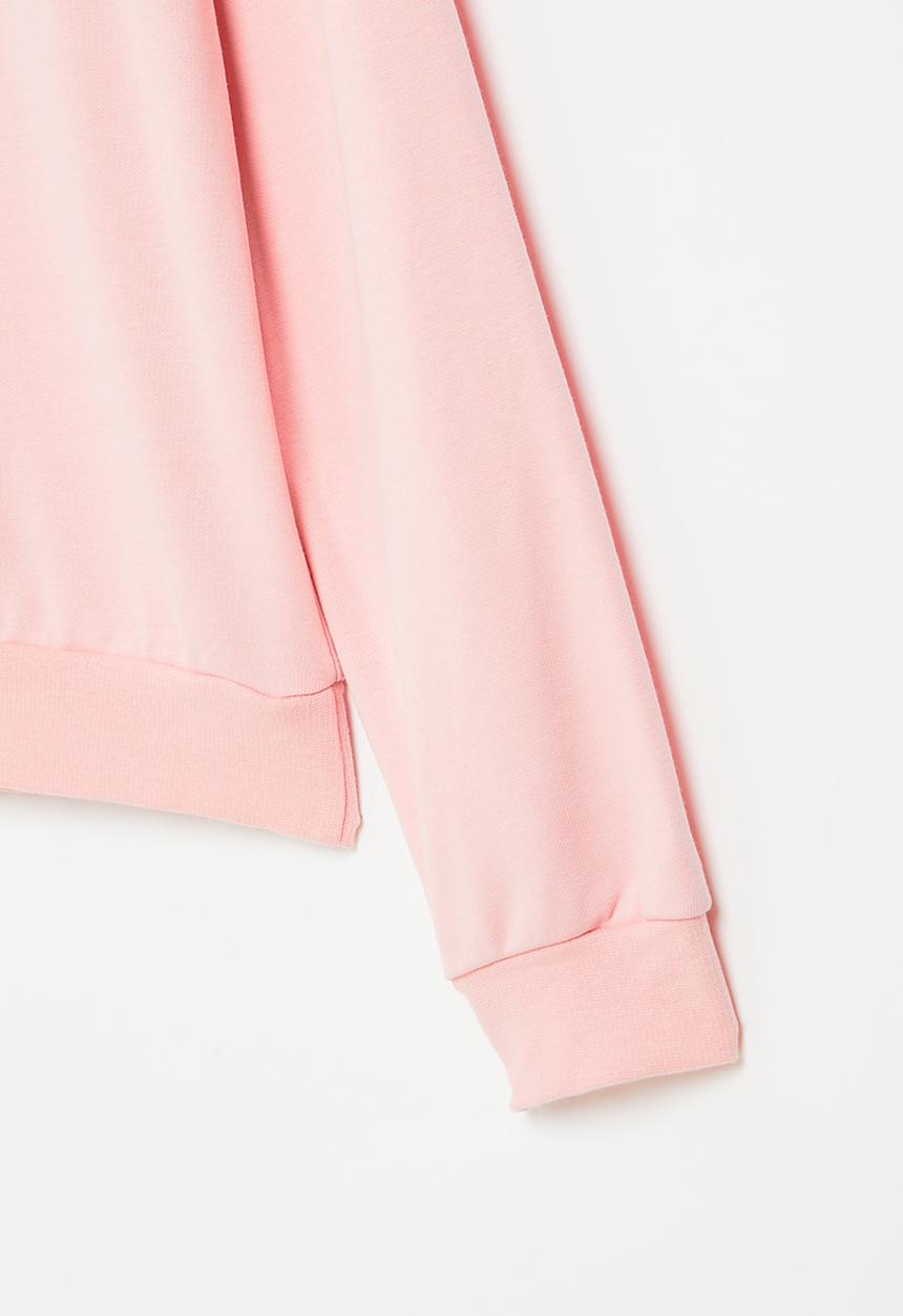 Pop Candy - Girls heart sweatshirt - pink