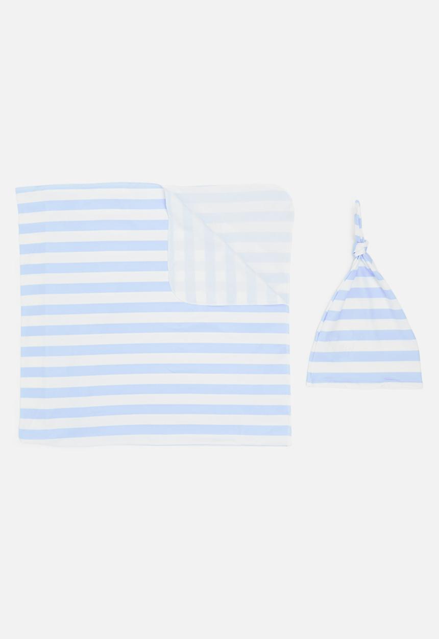 Pop Candy - Beanie & blanket set - blue