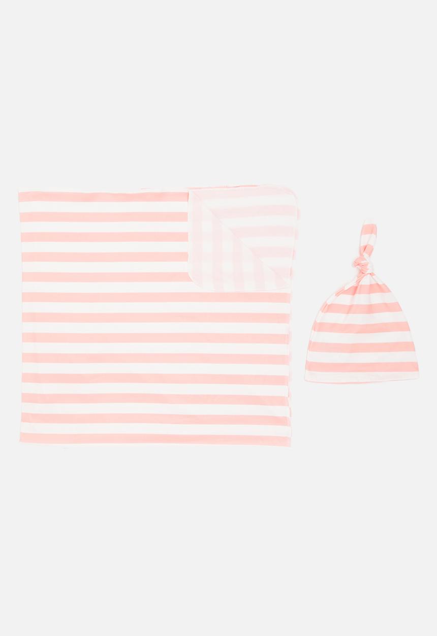 Pop Candy - Beanie & blanket set - pink