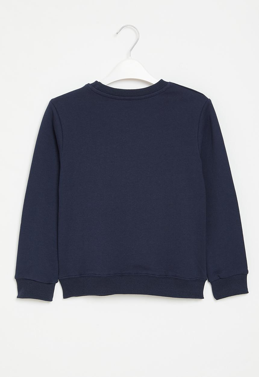 Pop Candy - Girls unicorn sweatshirt - navy