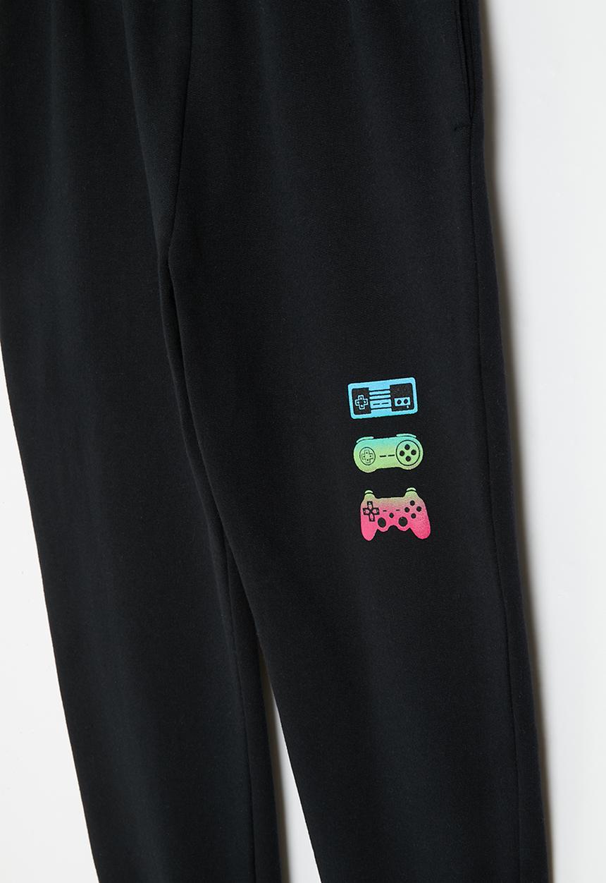 Superbalist - Printed jogger - black
