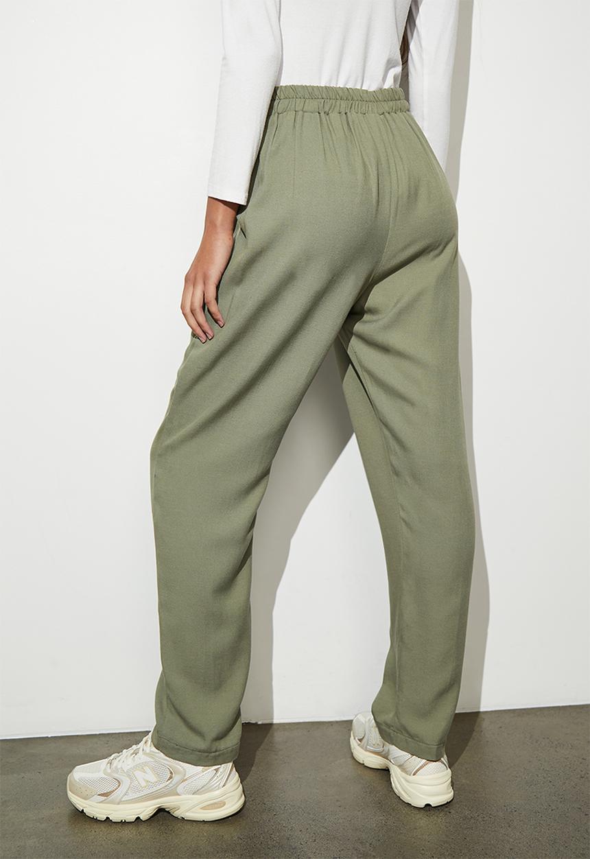 Superbalist - Twill tapered trouser - olive