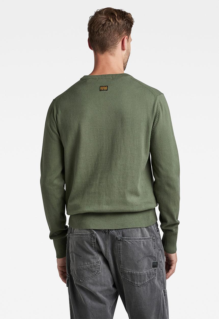 G-STAR - Premium core r knit - lt hunter