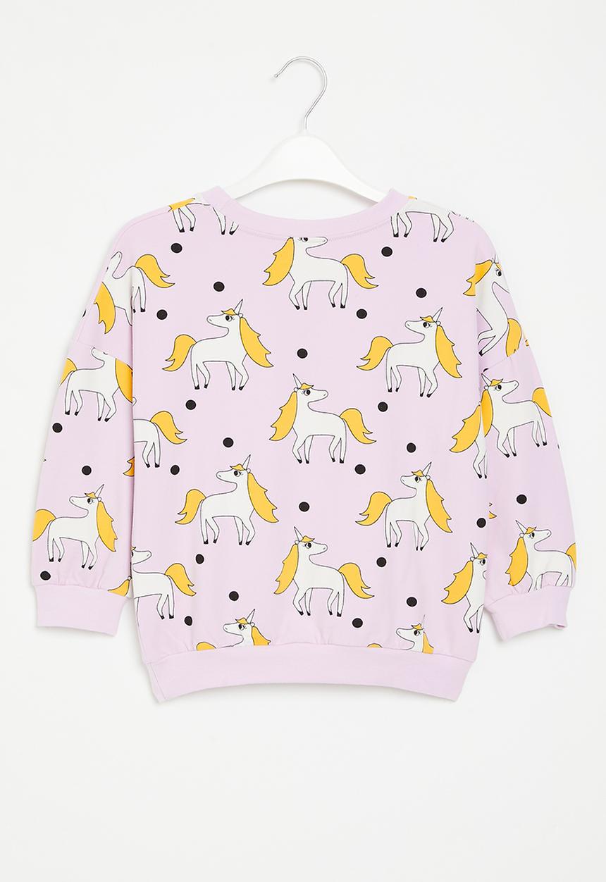 Pop Candy - Girls unicorn sweatshirt - lilac