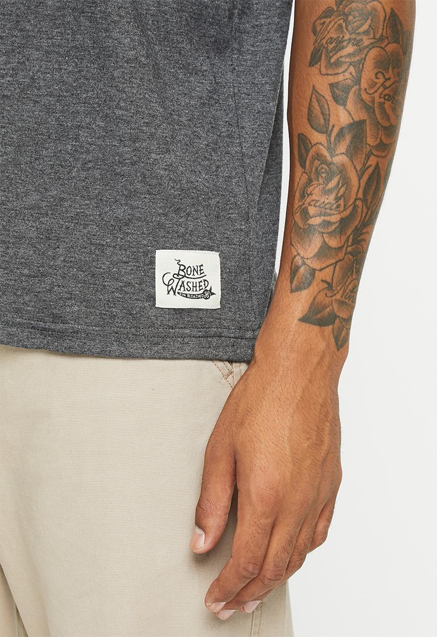 Holmes Bro's - African T-shirts short sleeve tee - charcoal melange
