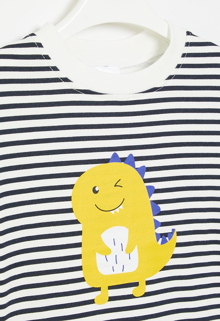 Pop Candy - Stripe sweatshirt - navy
