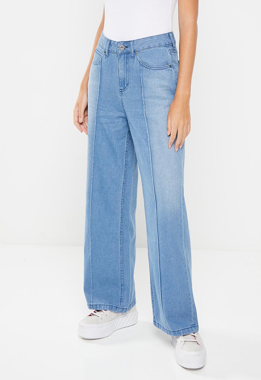 Converse - Seasonal denim wide leg - med light indigo