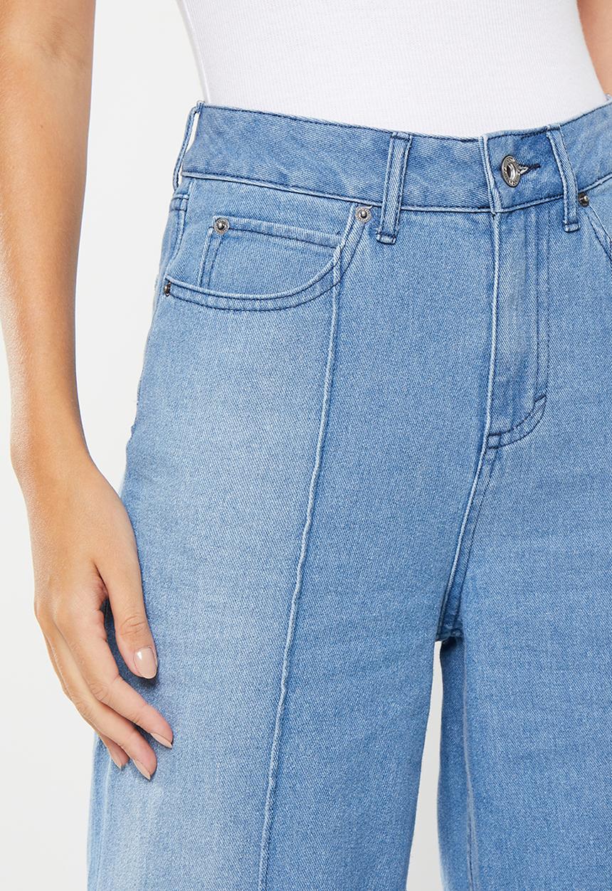 Converse - Seasonal denim wide leg - med light indigo