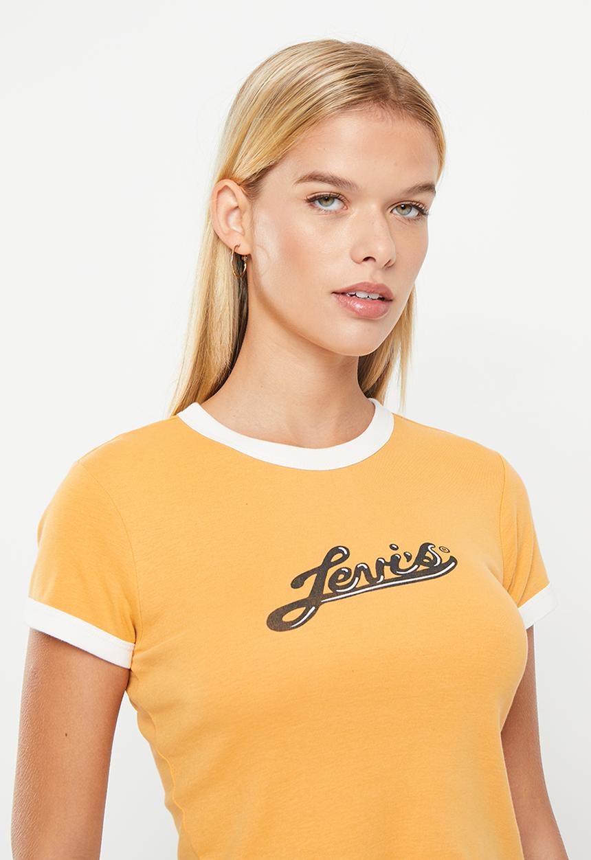 Levi’s® - Graphic ringer mini tee - golden nugget