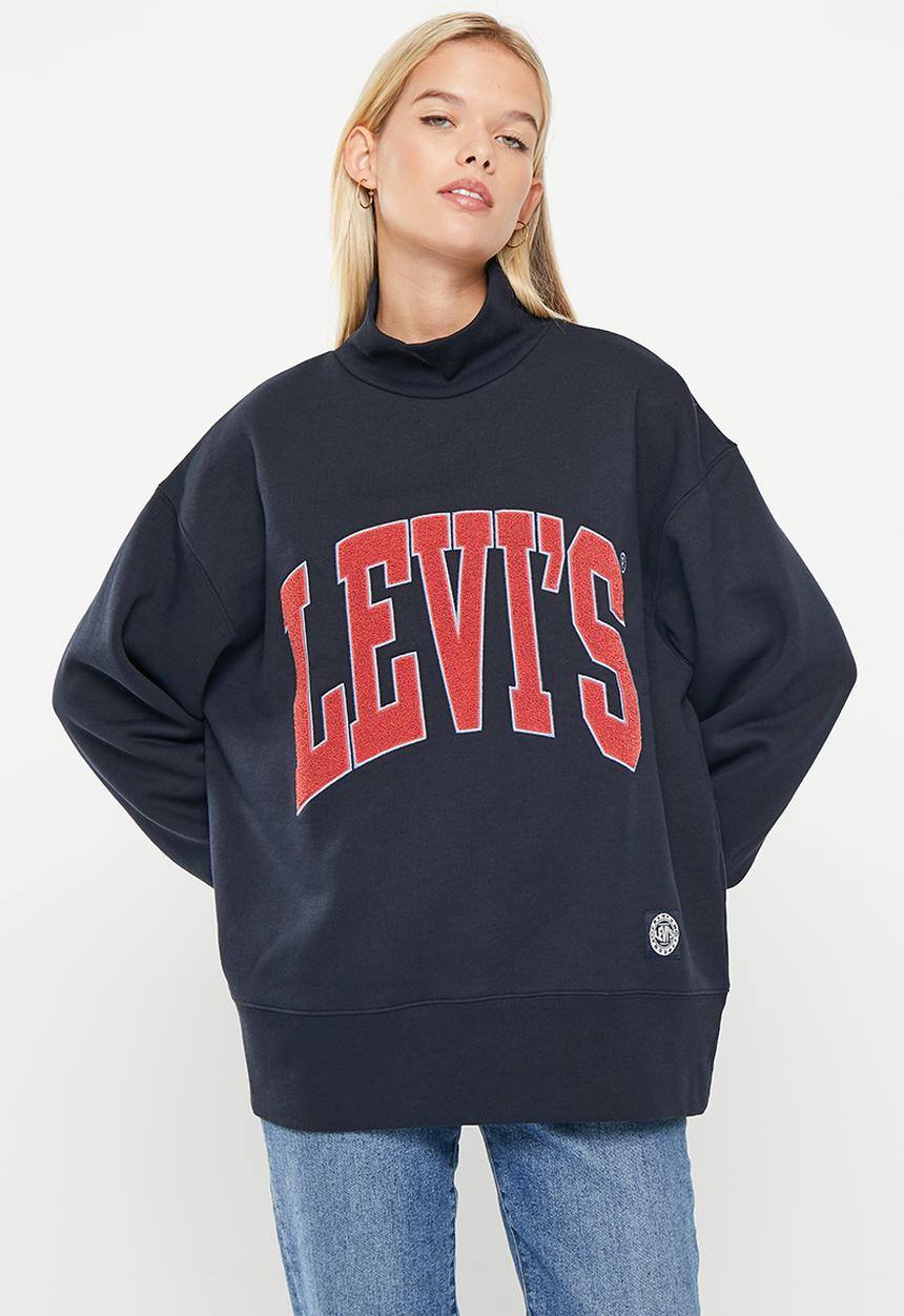 Levi’s® - Graphic gardenia crew collegiate - nightwatch blue