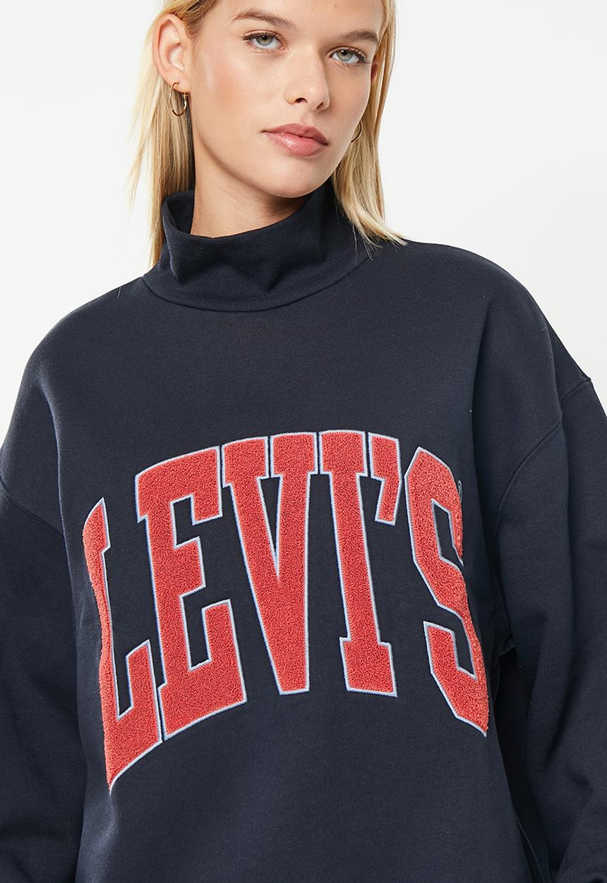 Levi’s® - Graphic gardenia crew collegiate - nightwatch blue
