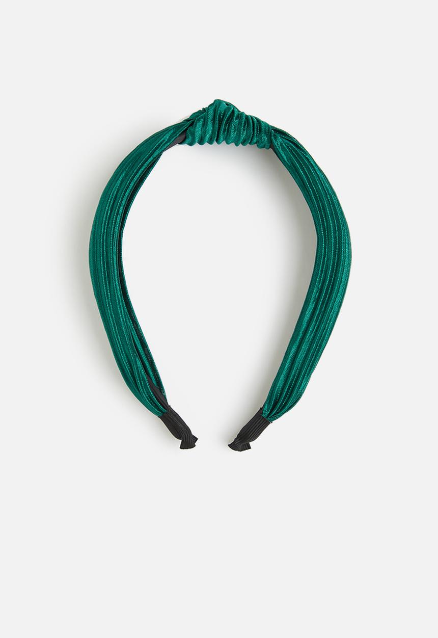 edit - Leia knotted headband - green